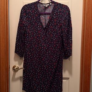 Boden Navy Star Print Mini Dress